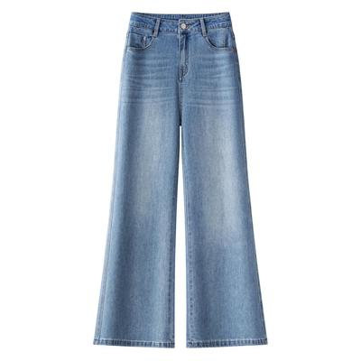 Winter 2025 Women's High-Waist Thick Velvet Straight-Leg Jeans