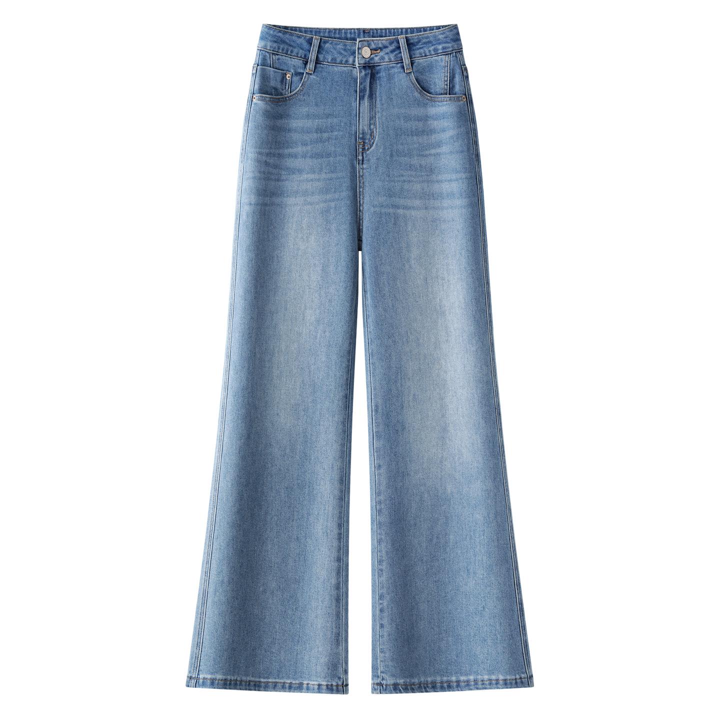 

Winter 2025 Women s High-Waist Thick Velvet Straight-Leg Jeans 2XL