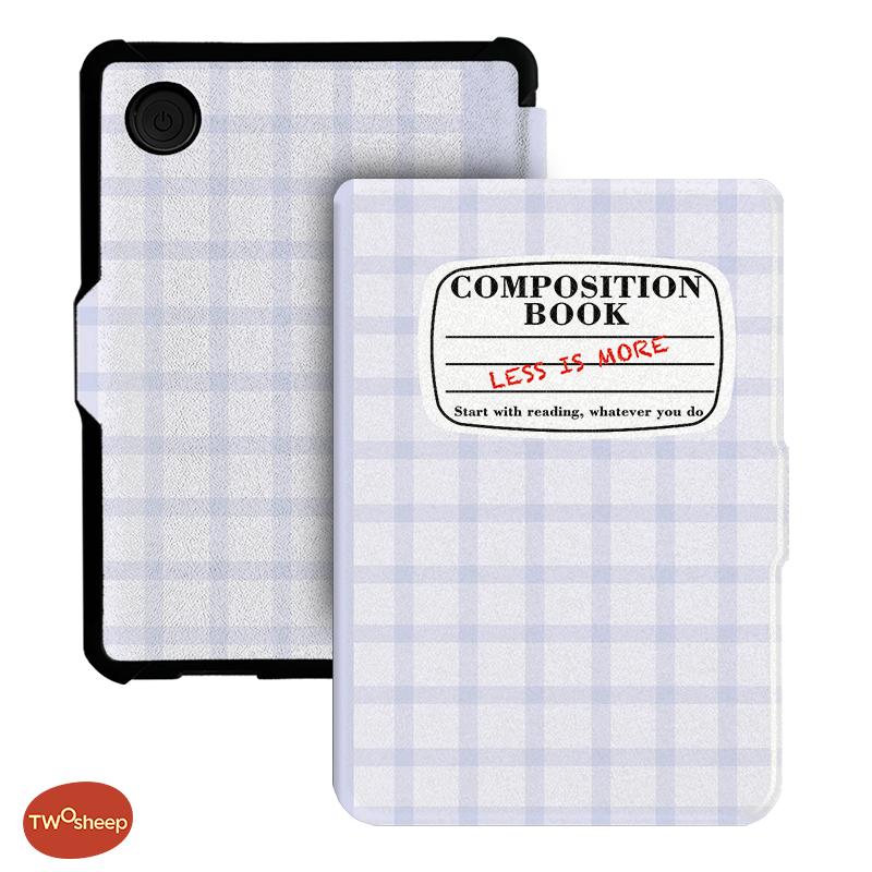 Twosheep 6-inch Case for Kobo Clara BW Clara Colour Clara 2E TPU Magnetic Flip Auto Wake Sleep TPU soft Cover Cute Cat Style