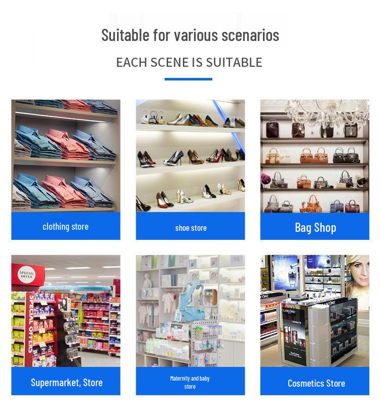 Acrylic EAS Security Gate - High-End Anti-Theft System for Clothing Stores