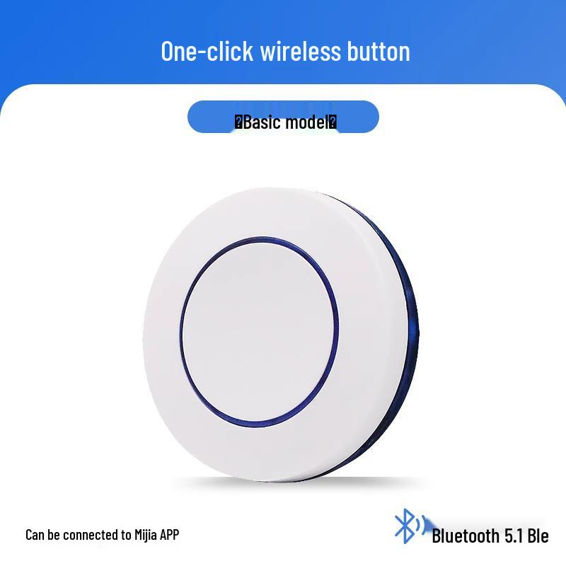 Mijia Smart Home Bluetooth 5.1 Wireless Switch: No Wiring Needed, Freely Placeable, Remote Control