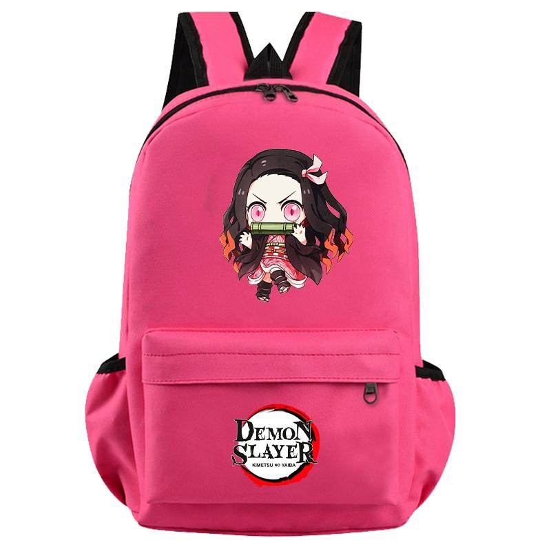 Anime Demon Slayer Backpack for Boy Girl Back To School Bag Large Capacity Backpack Bookbag for Kid Men Women Travel Bag Mochila