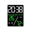 Temperature Digital LED Clocks Multi-functional Display Table Clock  for Bedroom
