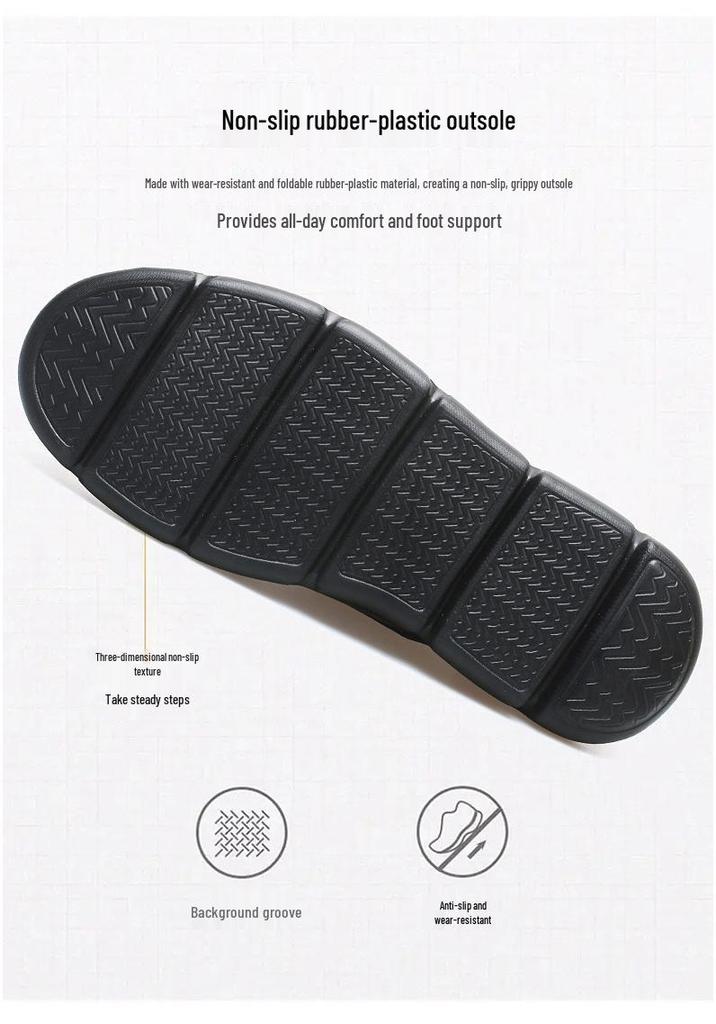 Men's British Style Genuine Leather Lace-up Shoes, Non-Slip & Breathable, Soft Sole, Large Sizes 45-50.
