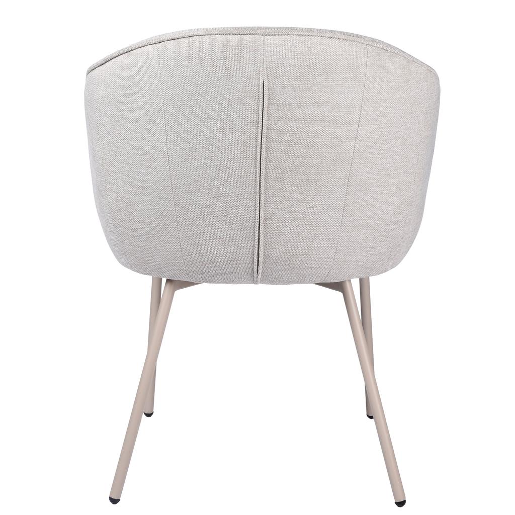 OTILO Velvet Beige Upholstered Chair