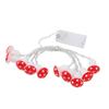 String Light 10LED 6.6ft Battery Operated Mushroom String Light for Lawn Tent Living Room Bedroom Pa