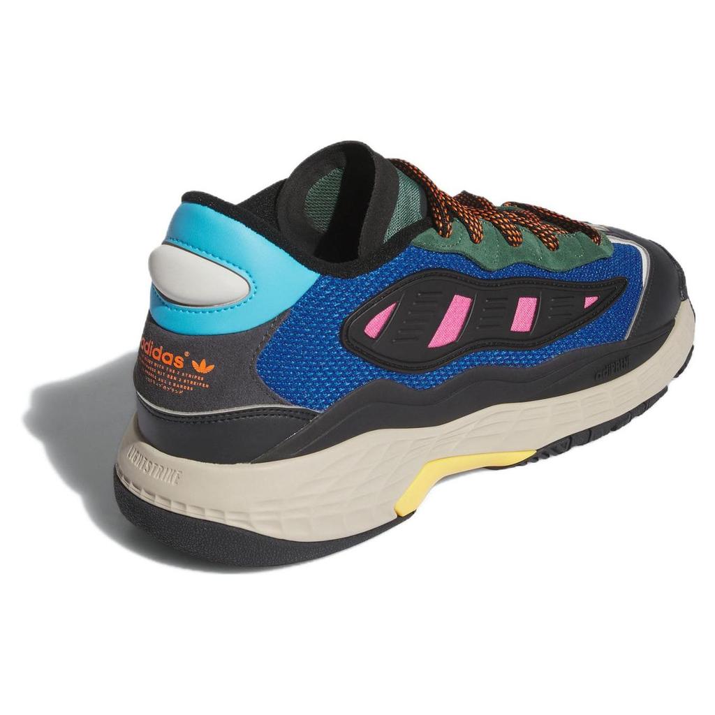 Adidas Originals Niteball 2.0 Mesh Suede TPU Versatile Daily Shock Absorbing Durable Low Top Lifestyle Sneakers Men Sneakers Blue Black Green IG8529