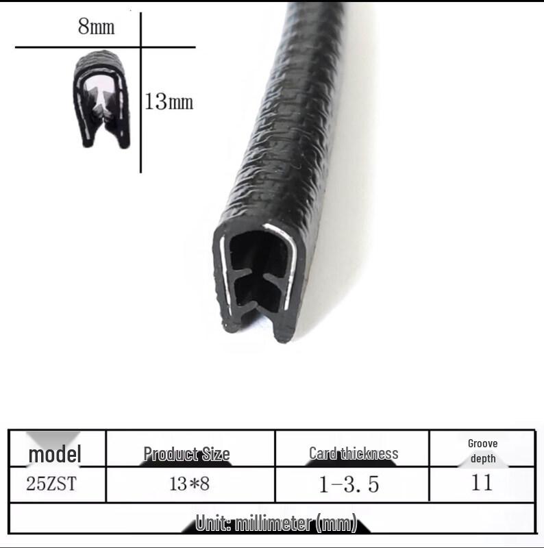 Уплотнитель кромки Alliance U-образной формы