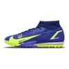 Nike Mercurial Superfly 8 Academy TF Turf High-Top Soccer Shoes Blue CV0953-474