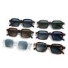 New retro simple square sunglasses high-quality American versatile men's sunglasses for women