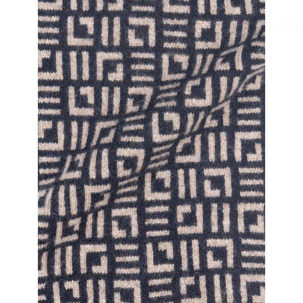 Vanbrough Cashmere 100 Allover Variation Motif Muffler Bpftm1008 Ny