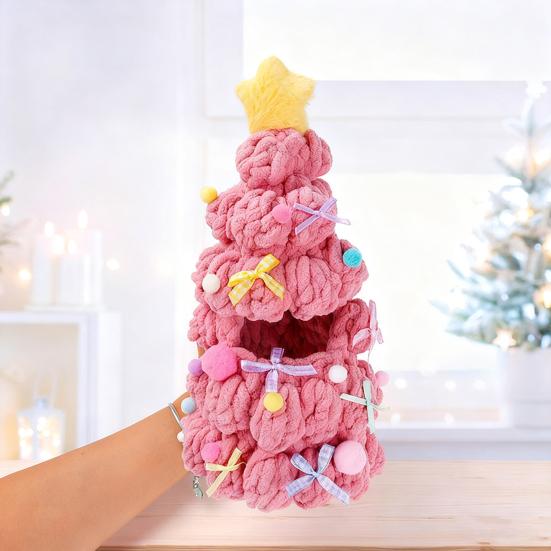 Christmas Tree Outfit for 17cm Doll Knitted Apparel Compatible with 1st/2nd/3rd Generation Doll Stylish