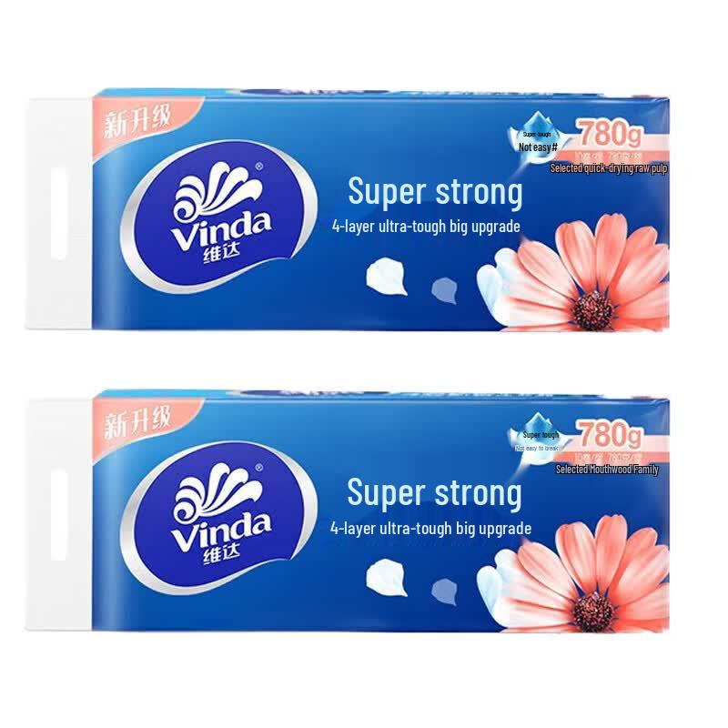 Vinda Ultra-Strong 4-Ply Virgin Pulp Toilet Paper