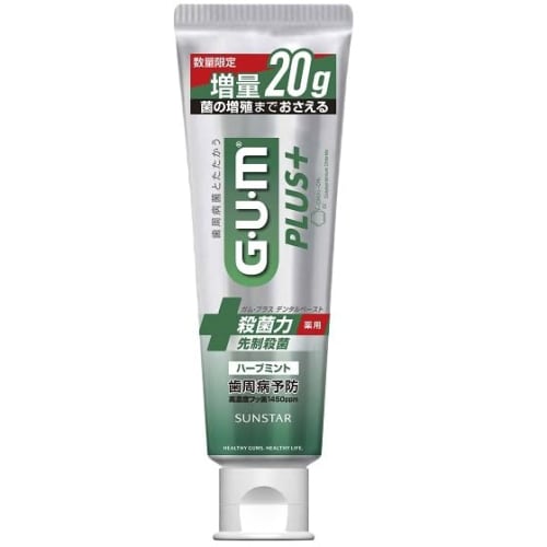 

Sunstar Gum Plus Dental Paste, Herb Mint, Extra Strength, 140g