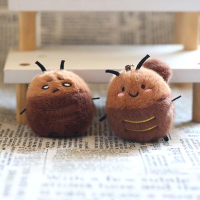Muñeco de peluche de cucaracha de dibujos animados, colgante para mochila, decoración, regalo