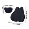 Headrest And Lumbar Pillows For Car Automotive Seat Supplies Auto Lumbar Support Cushion For Trucks Sedans SUVs RVs Drivers