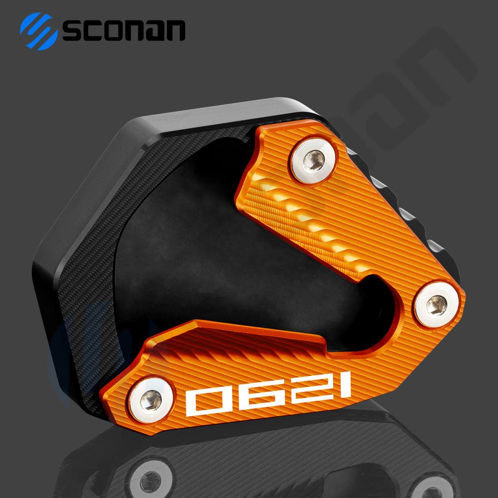 Motorcycle Kickstand Enlarge Plate Side Stand Extension Pad Accessories For KTM 1290 ADV 1290 SAS 1290 SUPER ADVENTURE S -