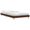 VidaXL Cadre de lit chêne marron 100x200 cm bois d'ingénierie 832268