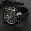 Maserati 44mm Black Silica Gel Chronograph Successo Series 5ATM Water Japanese Officially Authentic Men's Watch, Quartz, R8871621011, Resistance,
