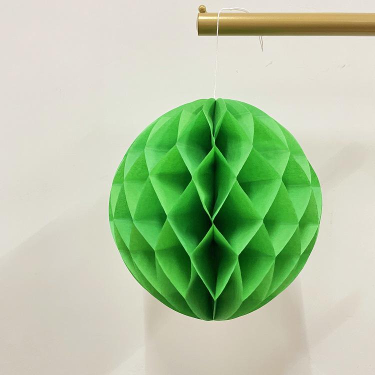 Ghirlanda Lanterna Sfera a Nido d'Ape in Carta per Decorazioni di Compleanno, Matrimonio o Festa