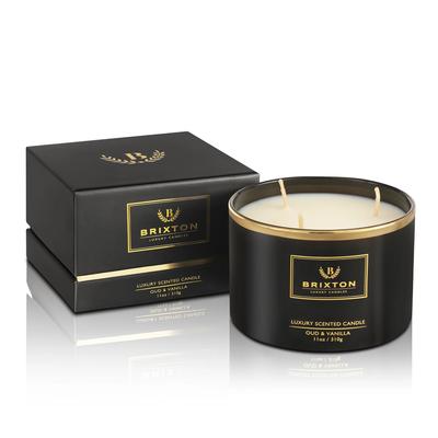Duftkerze Brixton 310g Oud & Vanille Homms