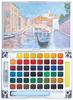 Sakura Craypas Petit Color Solid Watercolor 48 Paints, Colors, NCW-48H