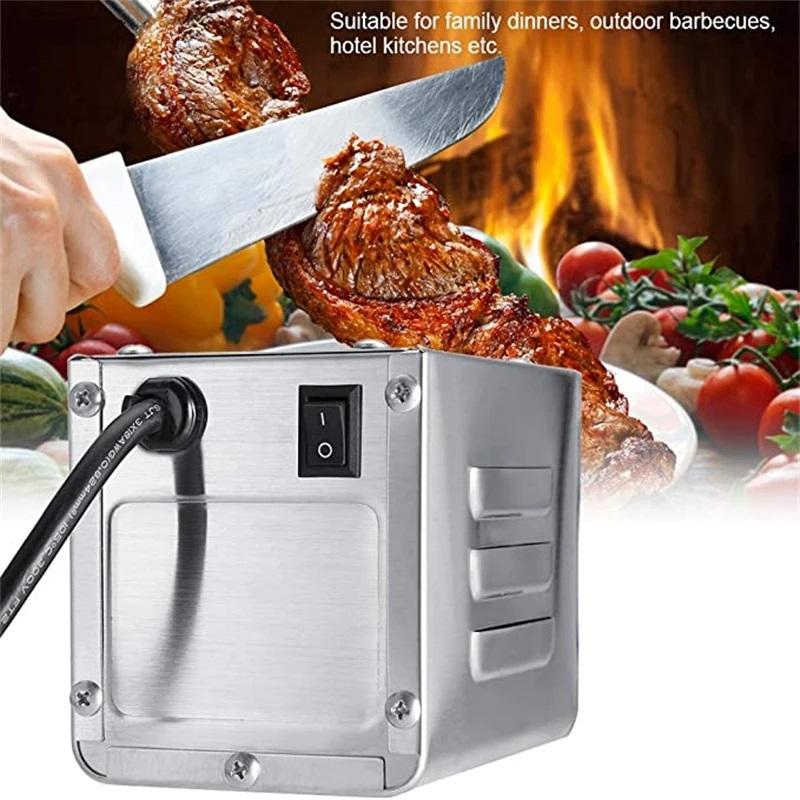 Grill Roaster Electric Motor Goat Pig Chicken BBQ Spit Rotisserie Outdoor Barbecue Accessories SP-S40 Stainless Steel