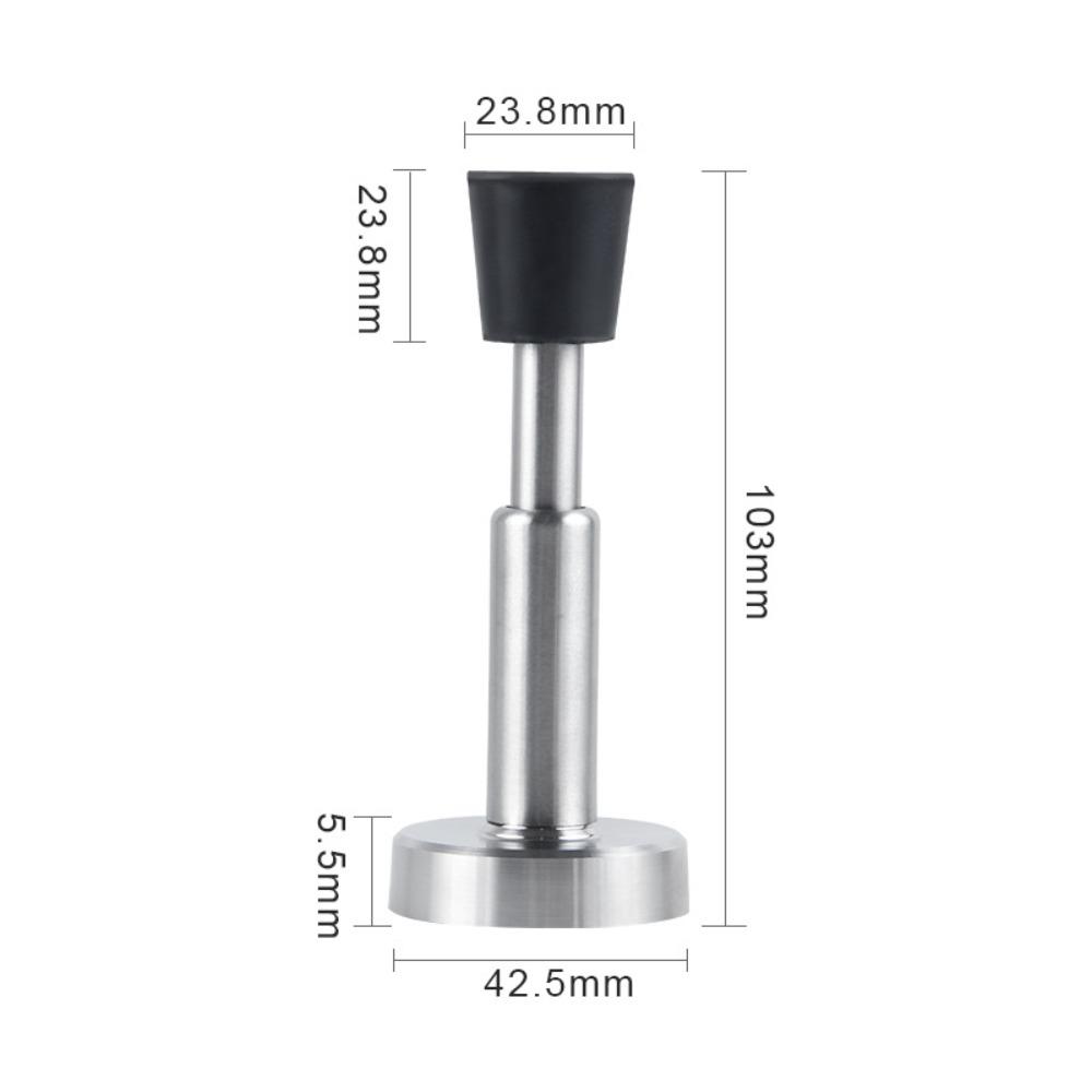 Hydraulic Door Stopper Stainless Steel Rubber Telescopic Anti Collision Silent Protection for Handle Home Improvement Dodgers