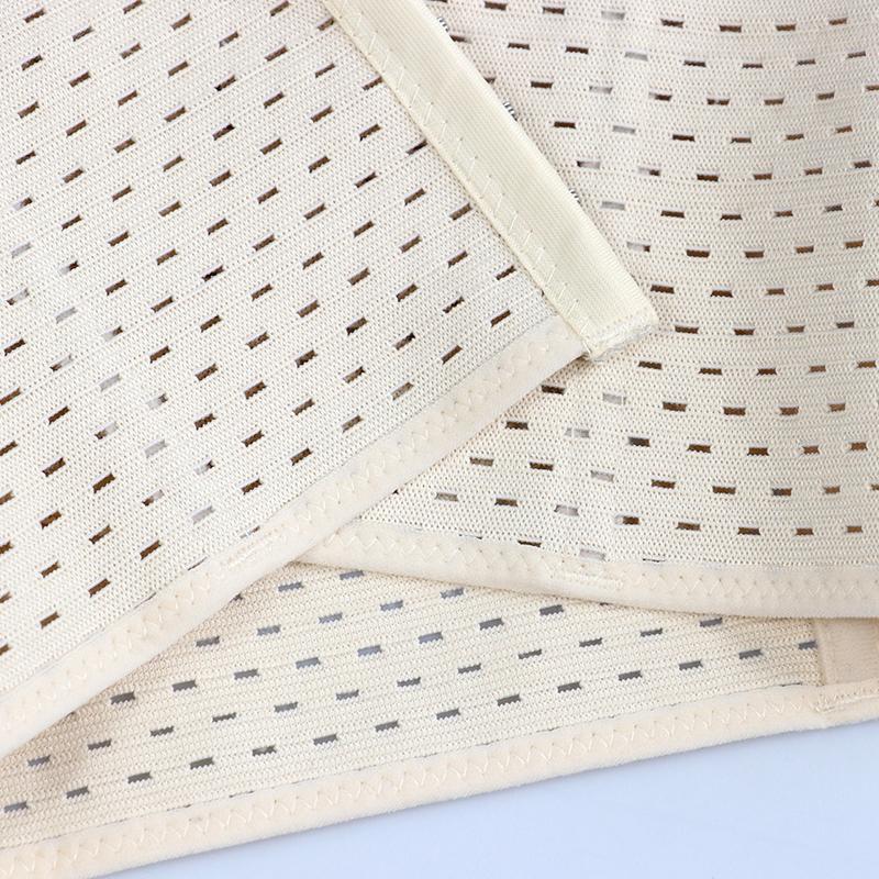 Belly Belt Women's Waist and Abdomen Breathable Hollow Plastic Belt Three-row Buckle Body Shaping Clothing Sports Body Shaping Waist Belt