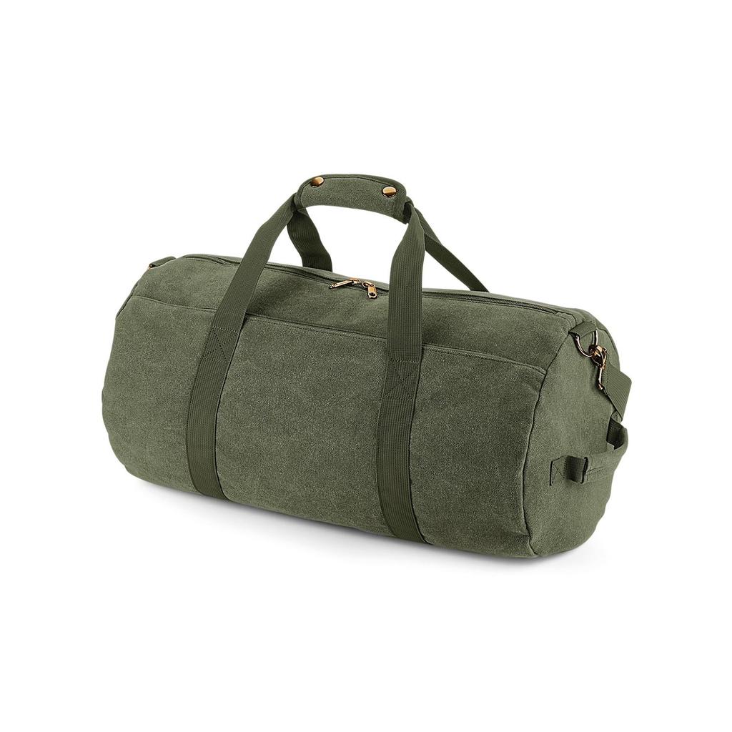 BagBase Vintage Canvas Duffle Bag