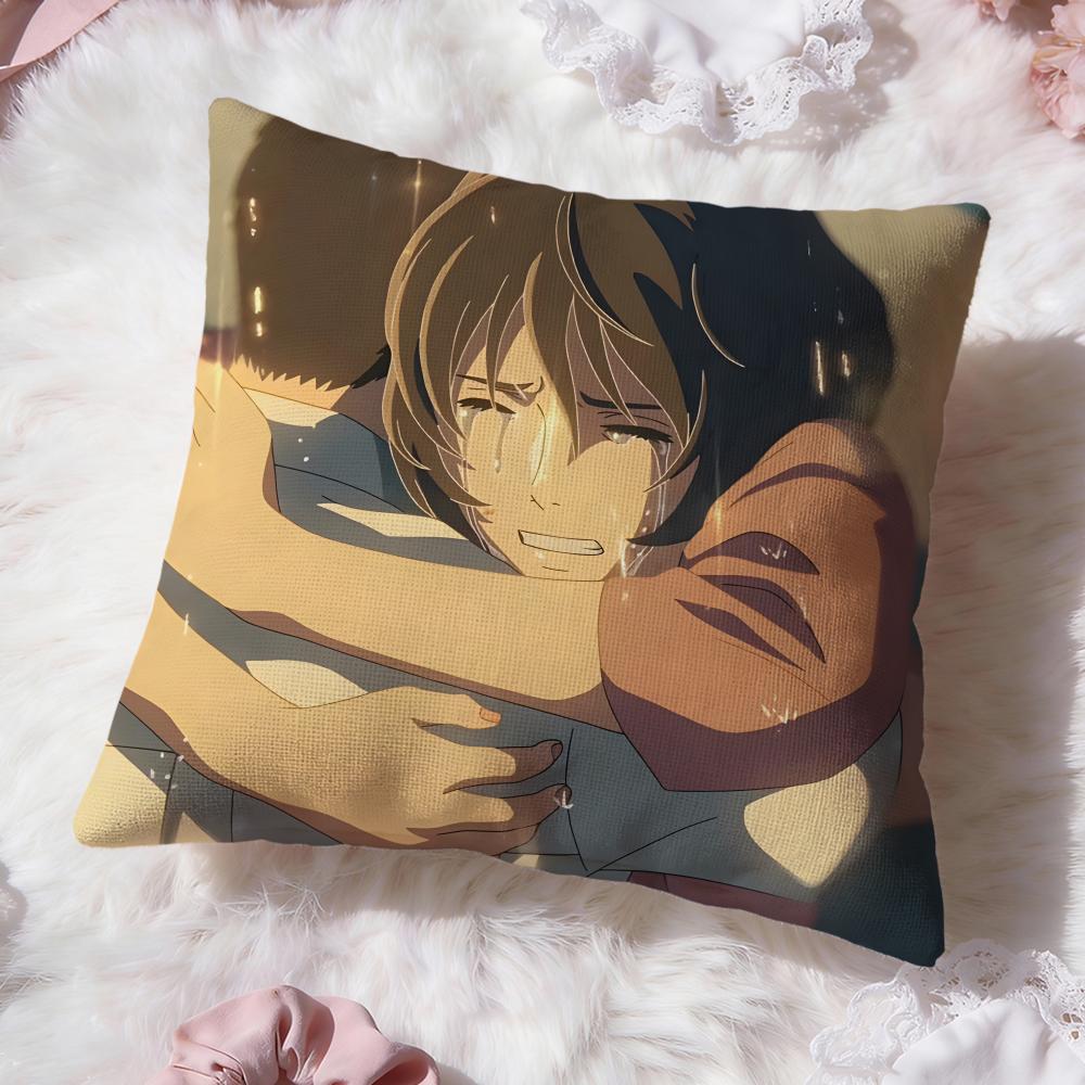 The Garden of Words Cushion Cover Premium Comfort Reversible Pillow Cove -Two in One Design for Any Room & Car Interior