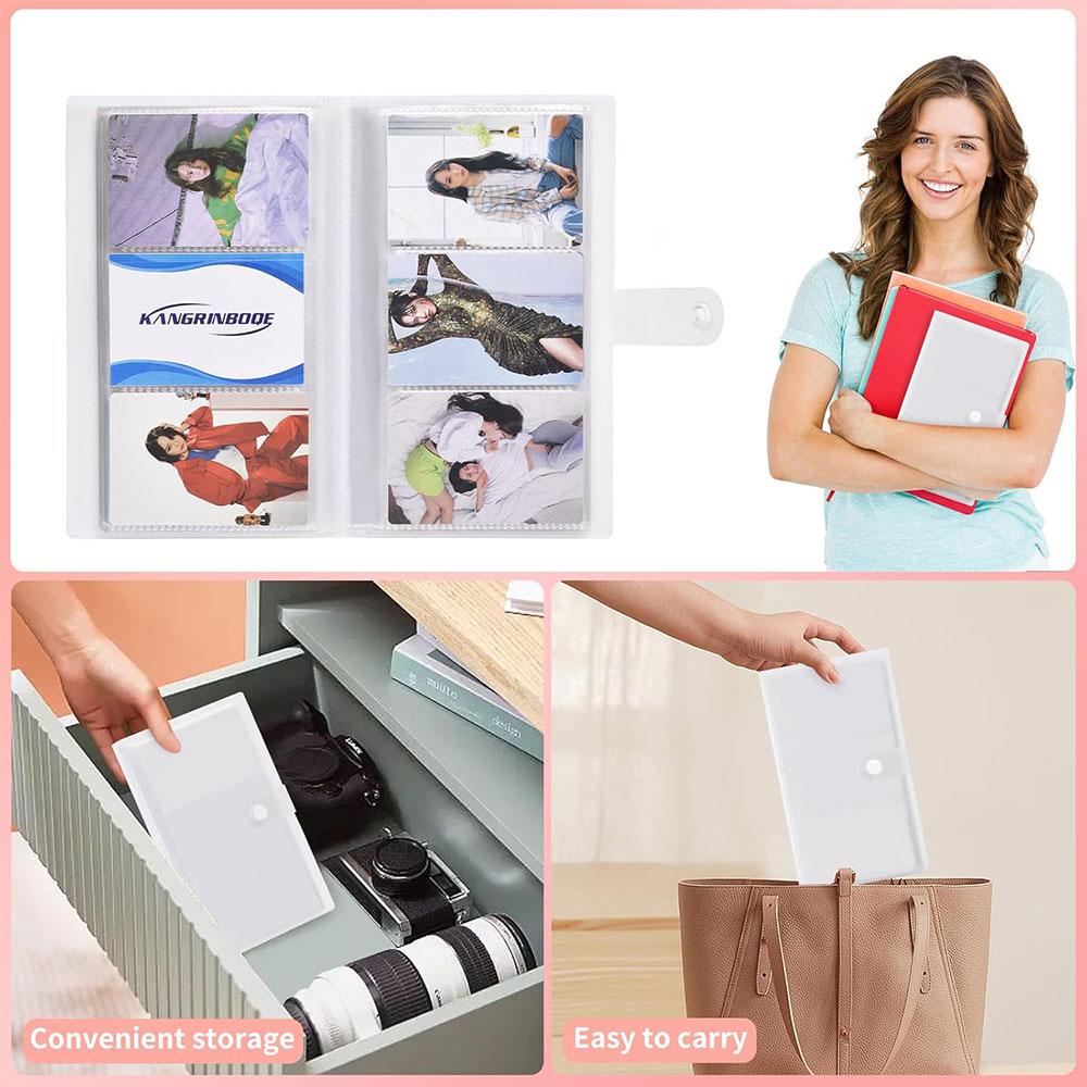 Clear Photo Album Kpop Photocard Holder Book Photocard Binder Card Protectors Collection Books Sleeve Pages Transparent Portable