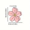 1pcs Kitchen Magnetic Cherry Blossoms Clips Ziplock Refrigerator Message Notes Strip Magnet Sticker Photo Home Sealing Clip