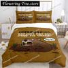 Funny Capybara Anime Duvet Cover Kawaii Animals Bedding Set Soft Quilt Cover Full Size For Boy Teens Bedroom Decoration