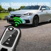 For Honda Accord Civic Cr-V Crv Carbon Fiber Accessories Metal Carbon Fiber Car Key Fob Case Cover Keychain