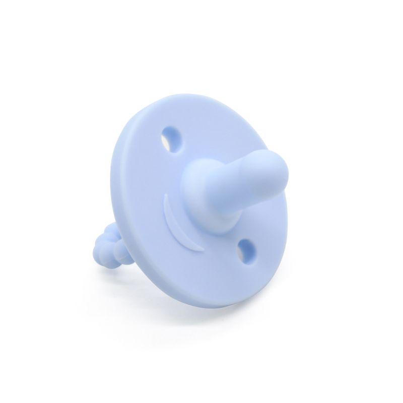 Sucette Bébé Nouveau-né Anneau de Dentition en Silicone Souple de Qualité Alimentaire Tétine Jouet