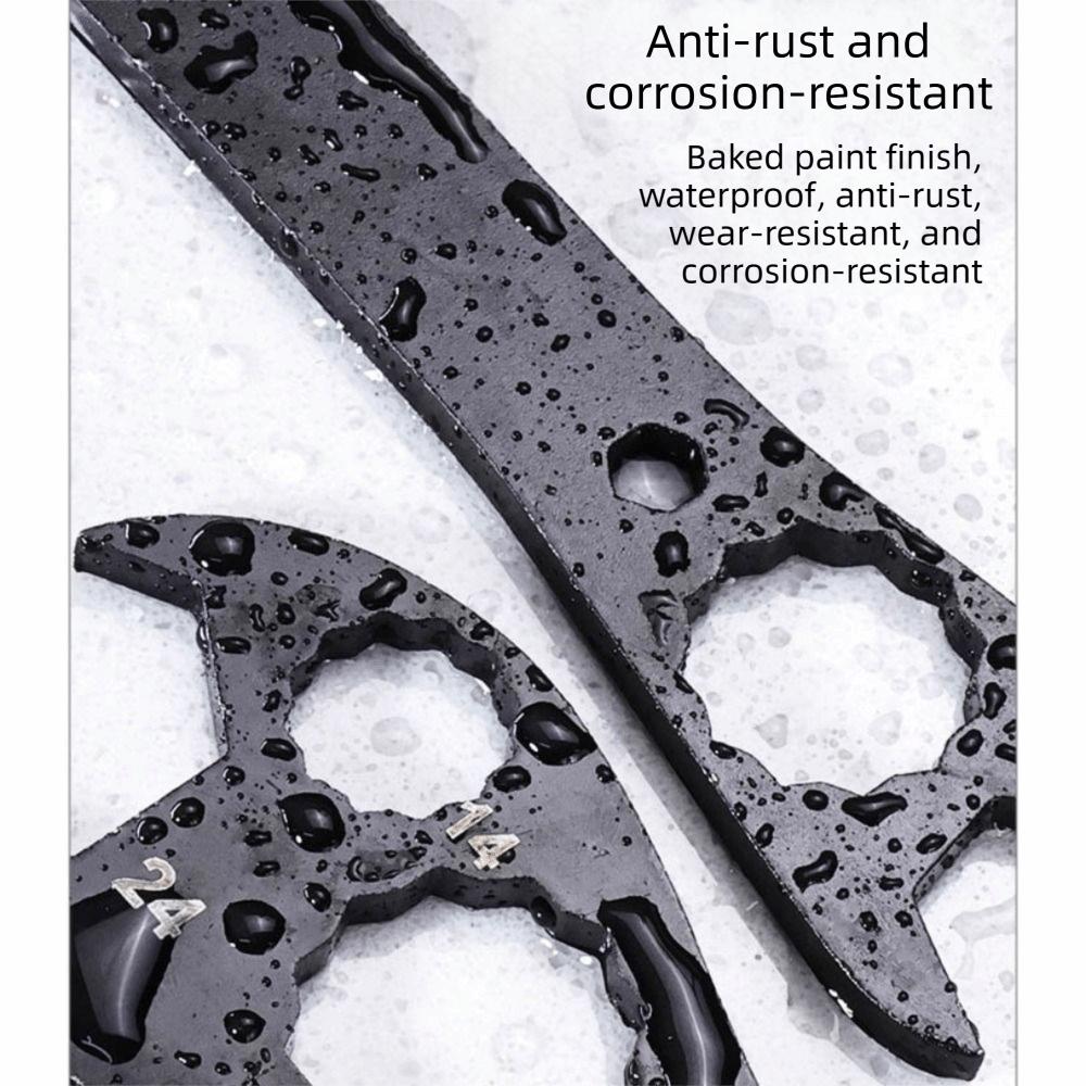 Multi-Functional Open End Wrench Alloy Steel Multifunctional Wrench Double-End Wrench