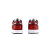 Jordan Air Jordan 1 Low Abrasion Resistant Abrasion Resistant Low top Vintage Basketball Shoes Unisex Black Red 553558-165(Team448-)