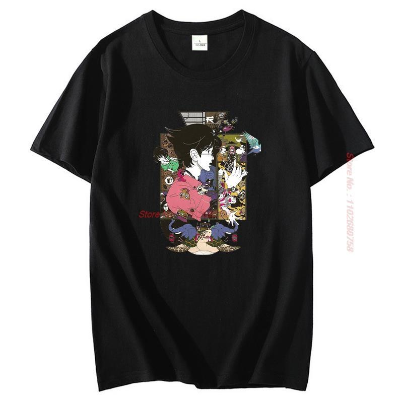 Summer Cotton Tshirt The Tatami Galaxy Ozu Anime Graphic T Shirts Short Sleeve Tshirt Oneck Tshirt Harajuku Unisexs Clothing