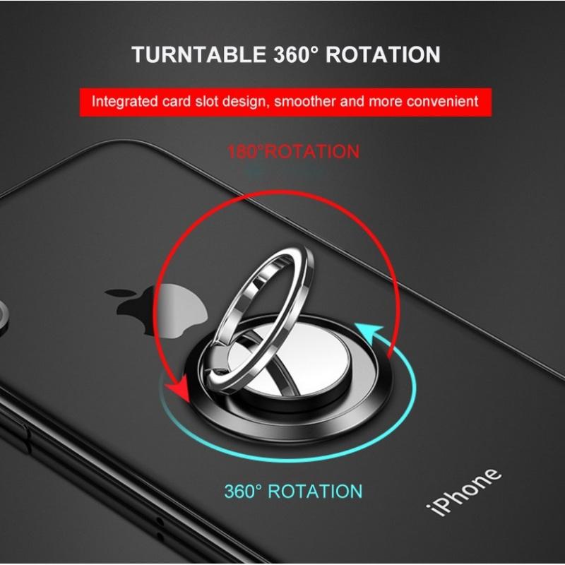 Uchwyt na telefon komórkowy Pierścień ze stopu Klamra Samochodowy magnetyczny uchwyt na telefon komórkowy