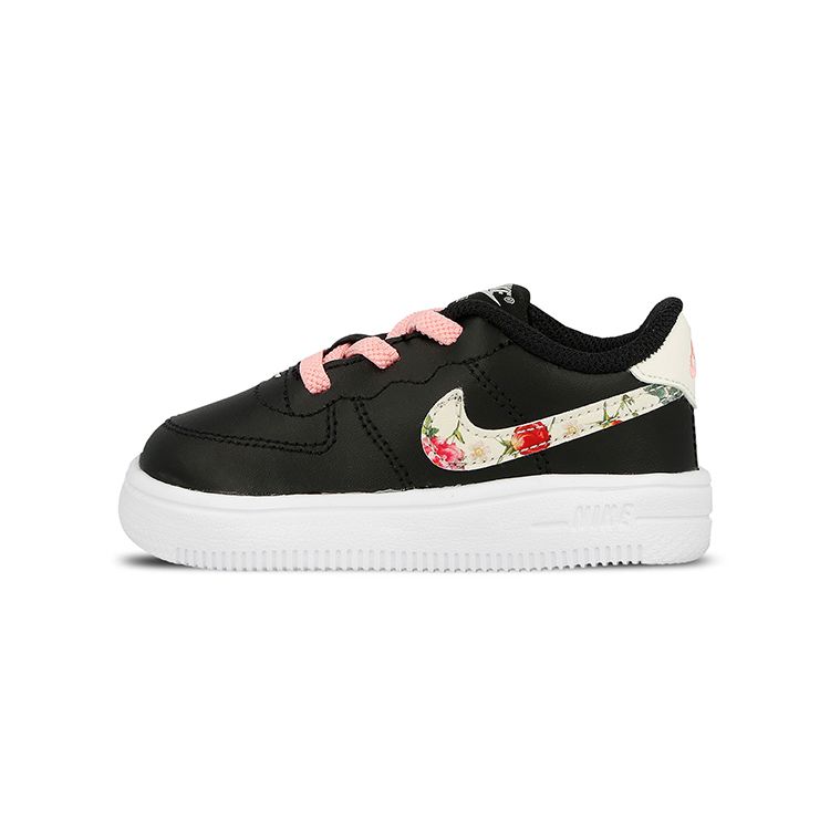 Nike Air Force 1 18 Vintage Floral Low Top Sneakers Baby sneakers Black BQ2465-001