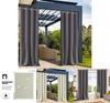 Waterproof Blackout Curtain For Balcony With Polyester Fabric And Easy Installation For Living Room Decor