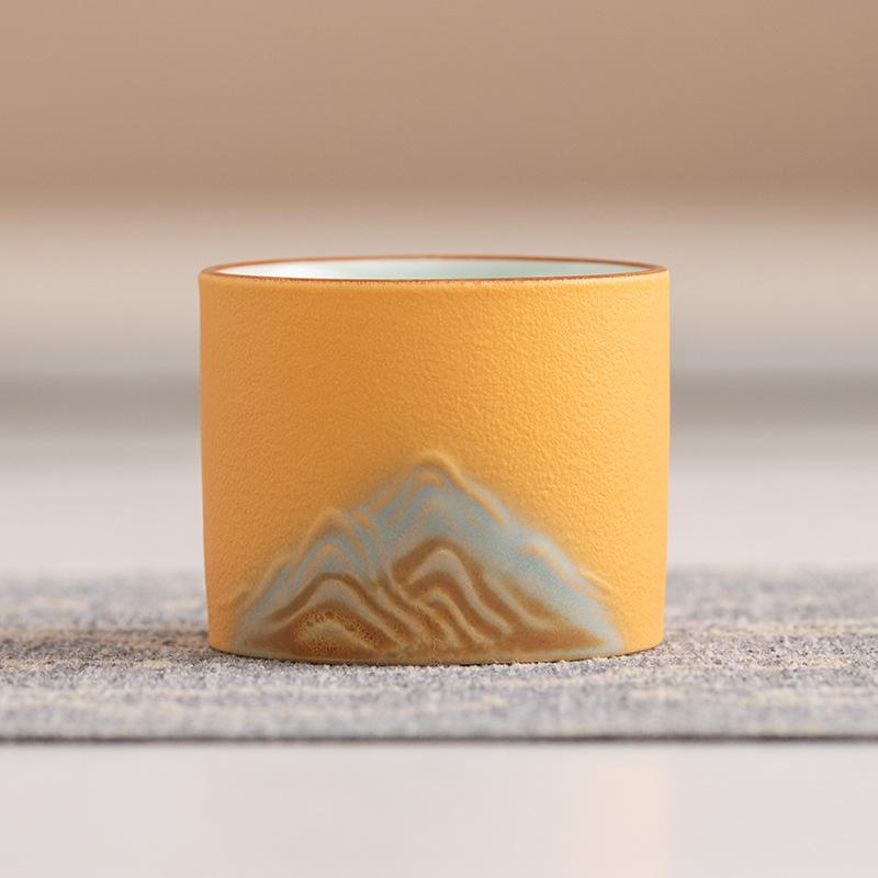 

Light luxury Guochao merchandise splendid Jiangshan tea master cup gradual change high-end annual meeting business gift box accompanying gift