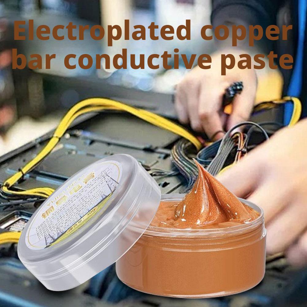 Anti-Corrosion Copper Conductive Grease High Temperature&Waterproof Lubricant 30g Automotive Wire Harness Battery Terminals