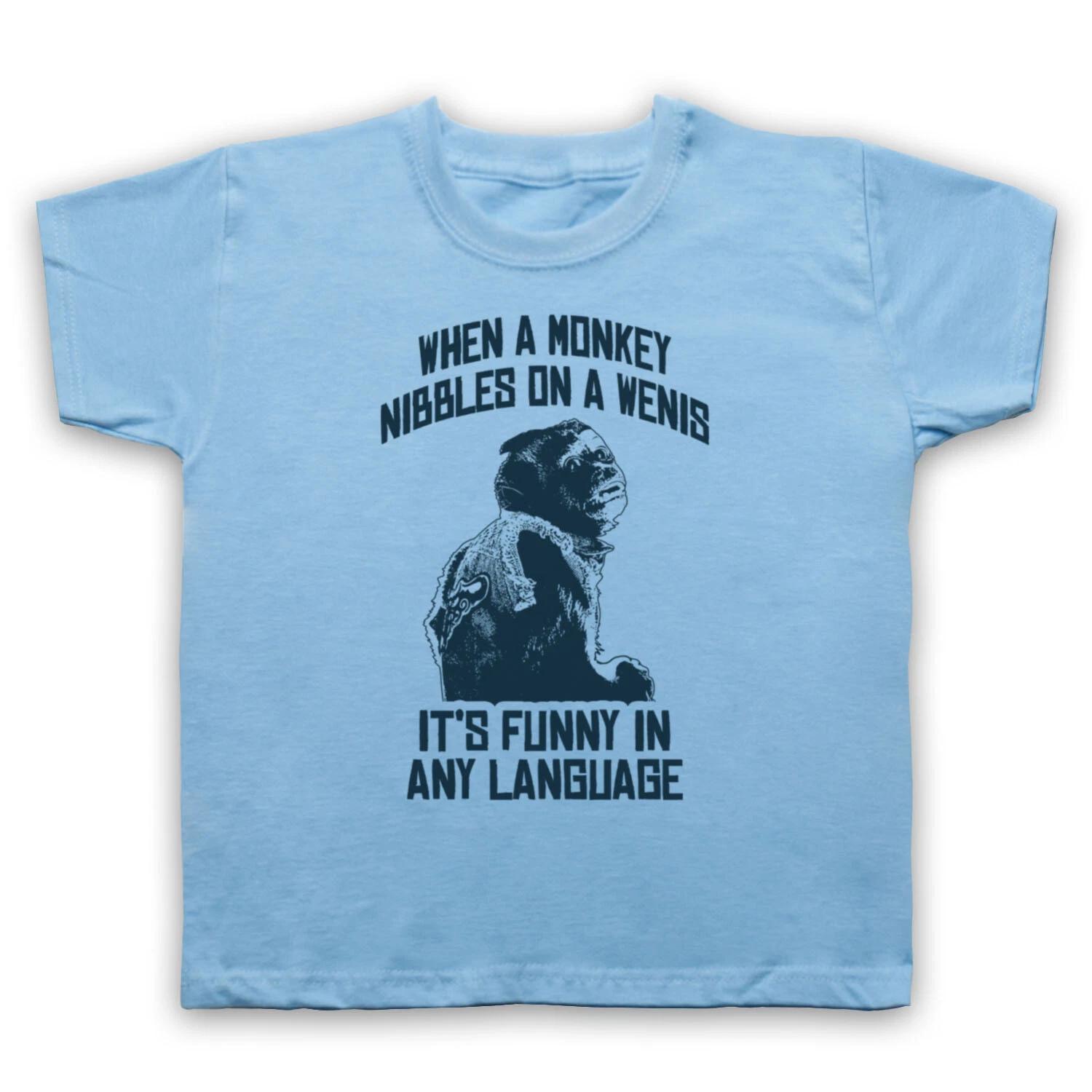

MONKEY NIBBLES WENIS HANGOVER 2 UNOFFICIAL FUNNY FILM KIDS CHILDS T-shirt 150