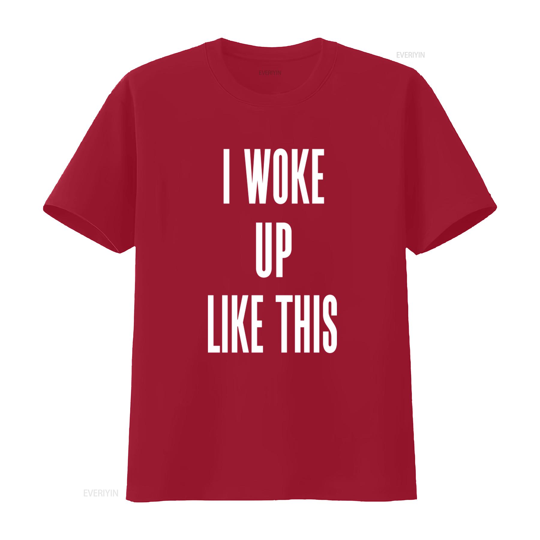 

Mens Beyonce I Woke Up Like This Flawless Slim Fit T Shirt X Large White vintage Washed Soft Stylish Top For Everyday Wear S