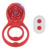 Powerful Rose Vibrating Cock Ring Vibrator Penis Sleeve Sucking Stimulator G-spot Erection Ring Clitoral Couples Adult Sex Toys