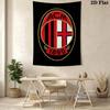Ac Milan Crest Emblem Threepiece Set 1 Duvet Cover 2 Pillowcase Without Core Duvet Cover And Pillowcase Bedding Set Christmas Birthday Gift