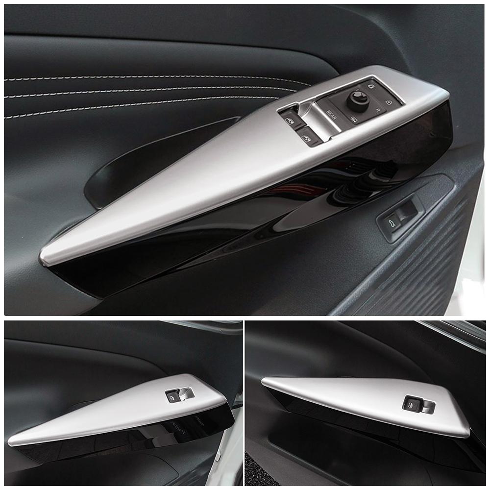 For Volkswagen VW ID.4 ID4  2022 2023 Car Door Armrest Window Glass Lift Switch Button Trim Frame Decorate Cover