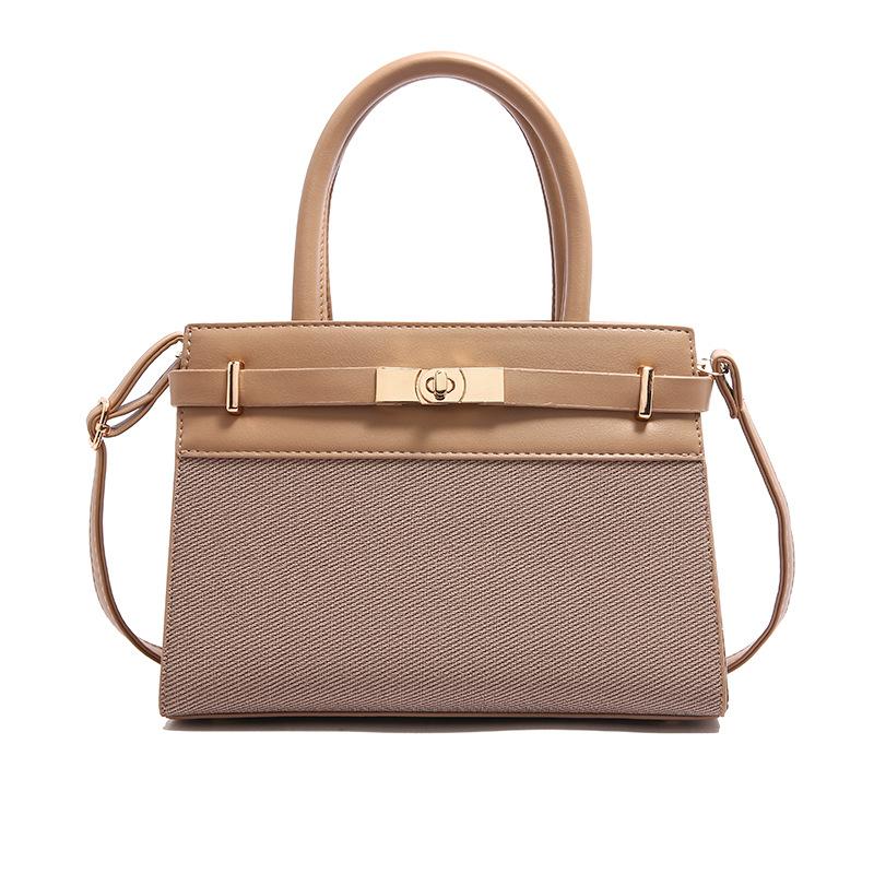 

Korean version of fashion temperament portable women s bag new versatile shoulder bag trendy commute to work Kelly crossbody small square bag хаки